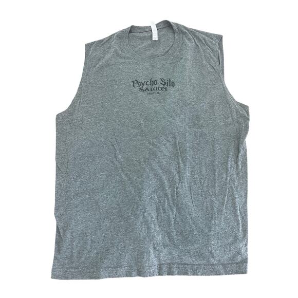 Psycho Silo Saloon Gray Muscle Tank – Size 2XL - Picture 1 of 5